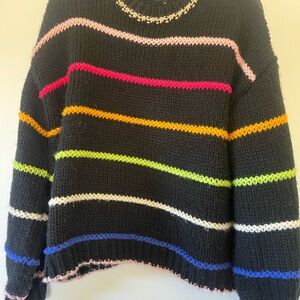 Colorful Striped Women's Sweater